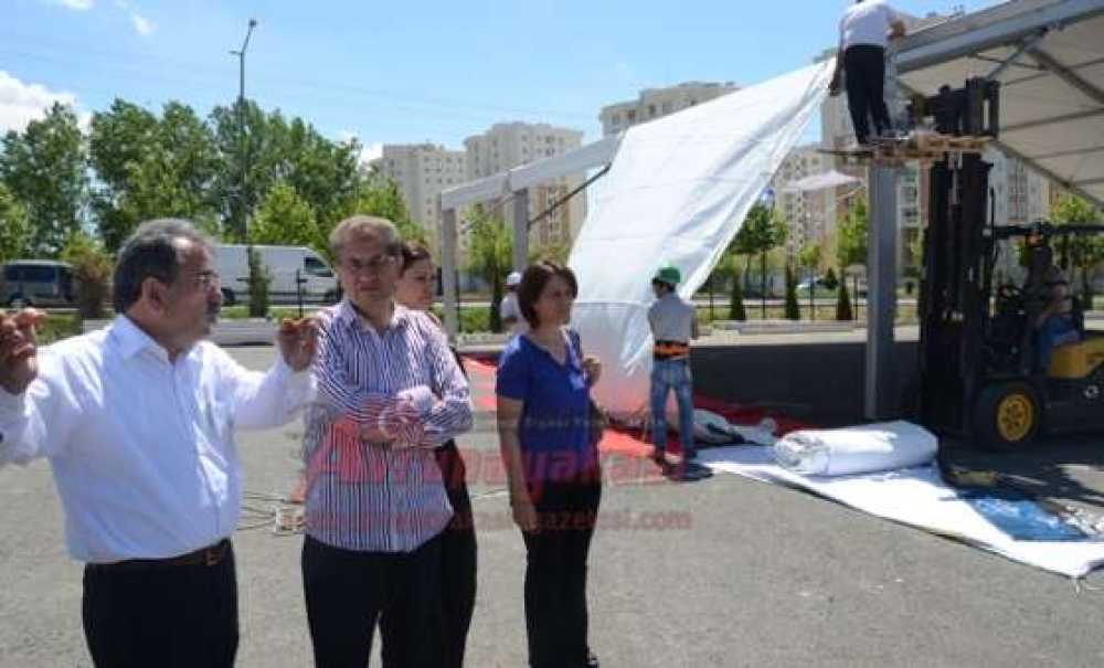 Kaymakam Doğan Fuar Yerini İnceledi