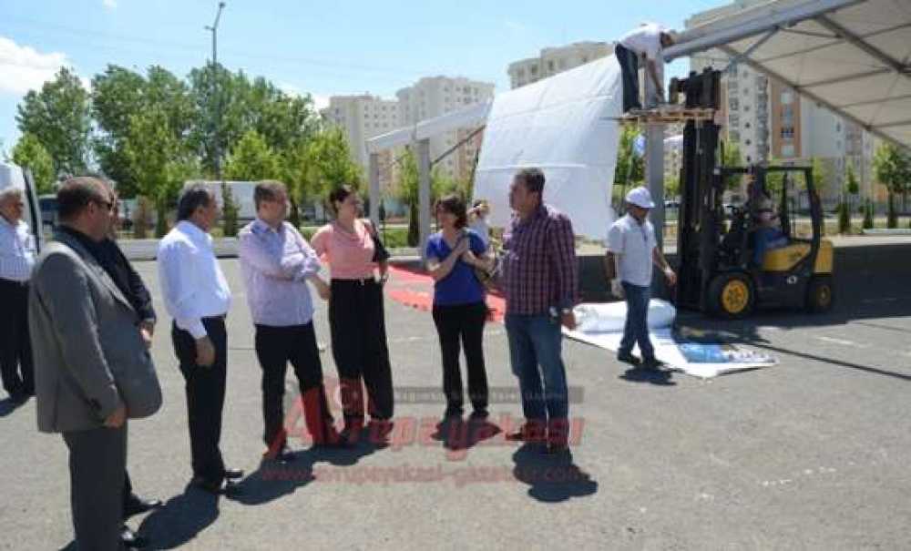 Kaymakam Doğan Fuar Yerini İnceledi