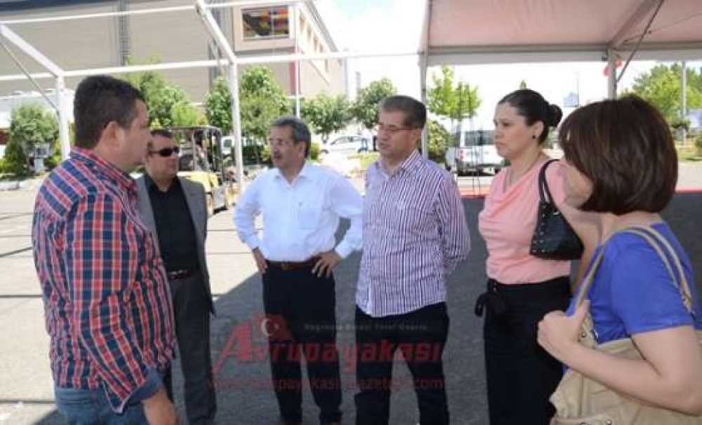 Kaymakam Doğan Fuar Yerini İnceledi
