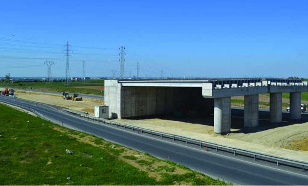 Köprülü Kavşak Projesinde Çalışmalar Sürüyor