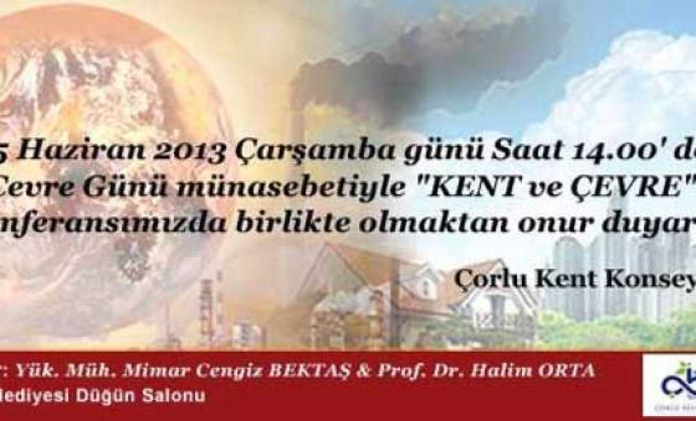 Çorlu Kent Konseyi Başkanı Ramadan Cesur;