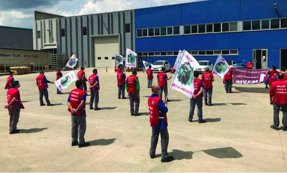 Birleşik Metal 1 Mayıs'ı İşyerlerinde Kutladı