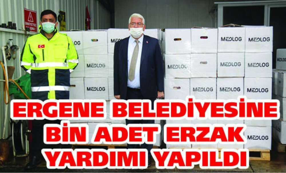 Ergene Belediyesi'ne Bin Adet Erzak Yardımı Yapıldı