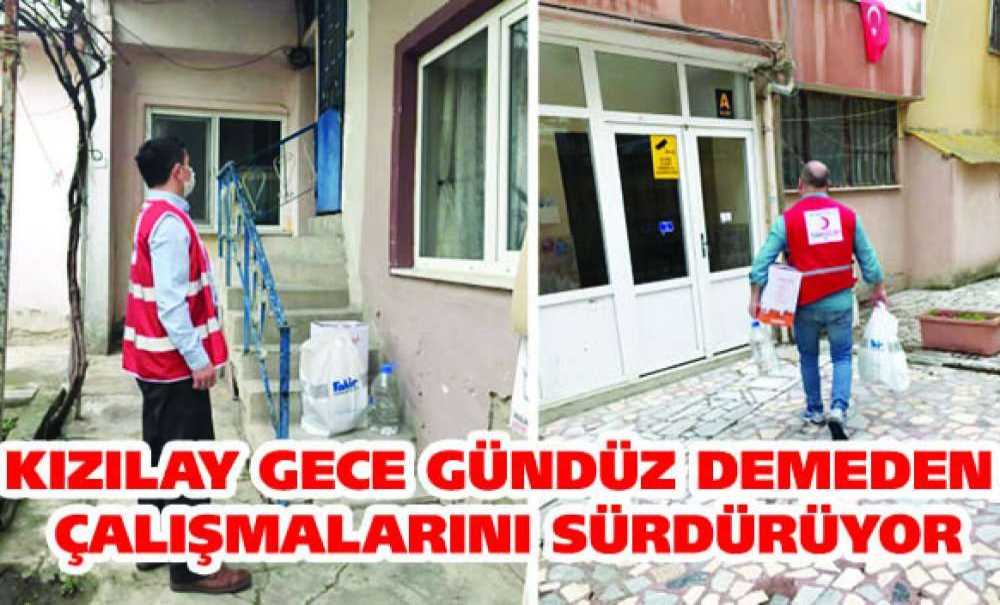 Kızılay Gece Gündüz Demeden Çalışmalarını Sürdürüyor