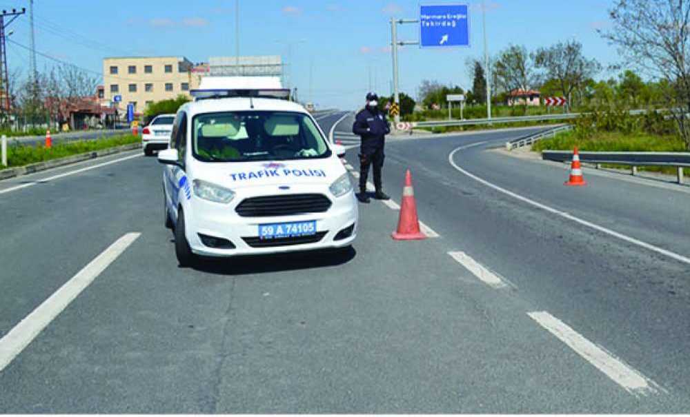 Tekirdağ'da Şehir Giriş Çıkışlarındaki Kısıtlamalar Devam Edecek