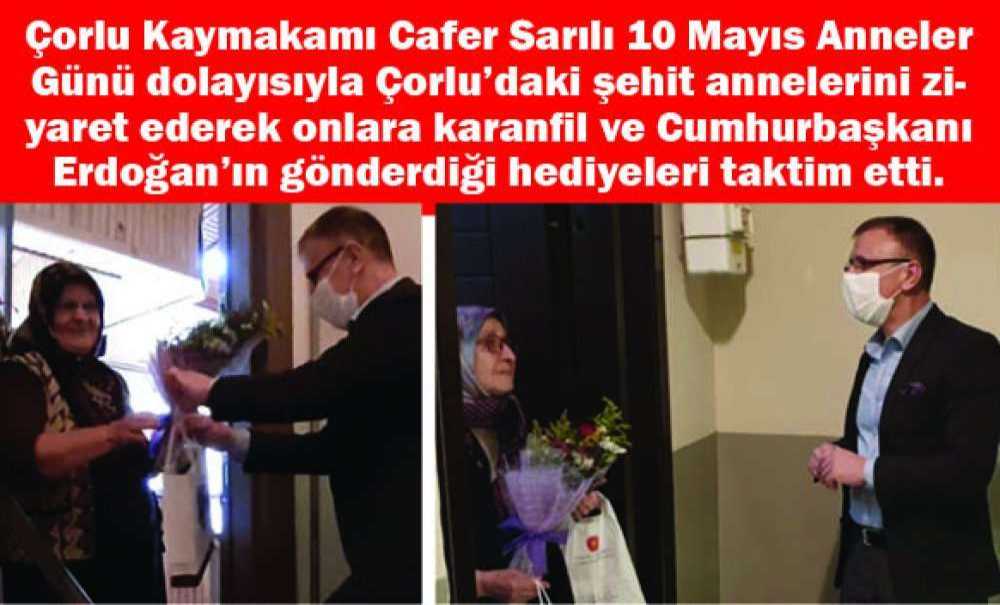 Kaymakam Sarılı Şehit Annelerini Ziyaret Etti