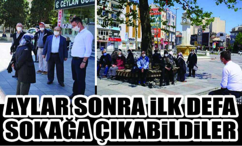 Aylar Sonra İlk Defa Sokağa Çikabildiler