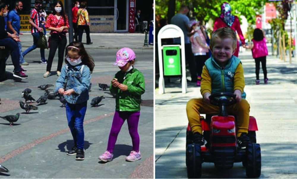 Maskelerini Takıp, Gönüllerince Eğlendiler