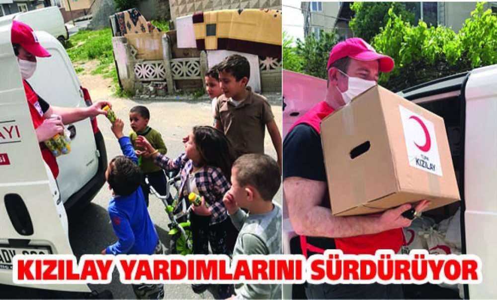 Kızılay Yardımlarını Sürdürüyor