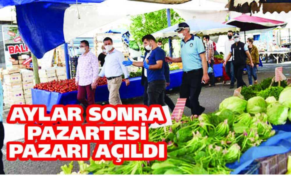 Aylar Sonra Pazartesi Pazarı Açıldı