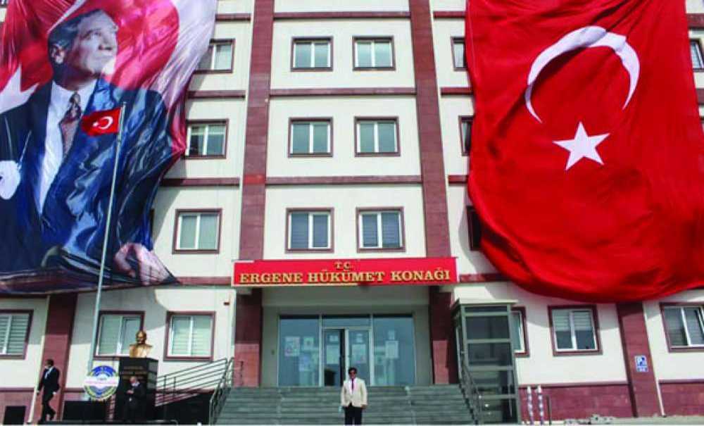 Ergene'de Çelenk Sunma Programı Düzenlendi