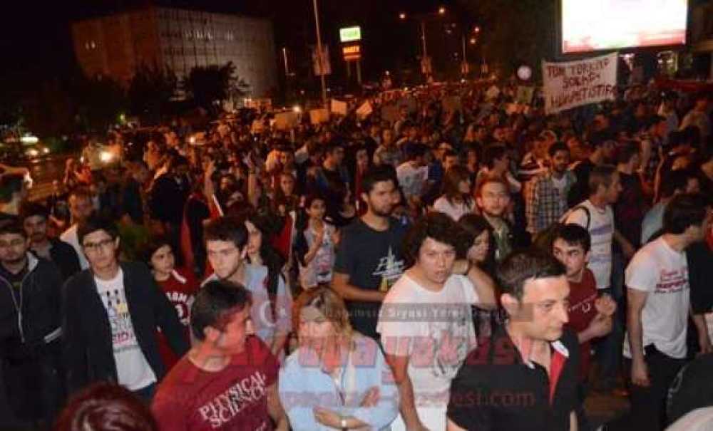 Çorlu'da Eylem Devam Ediyor