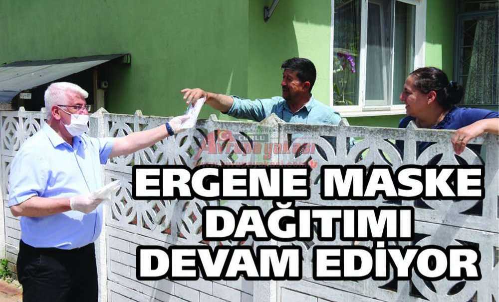Ergene Maske Dağıtımı Devam Ediyor