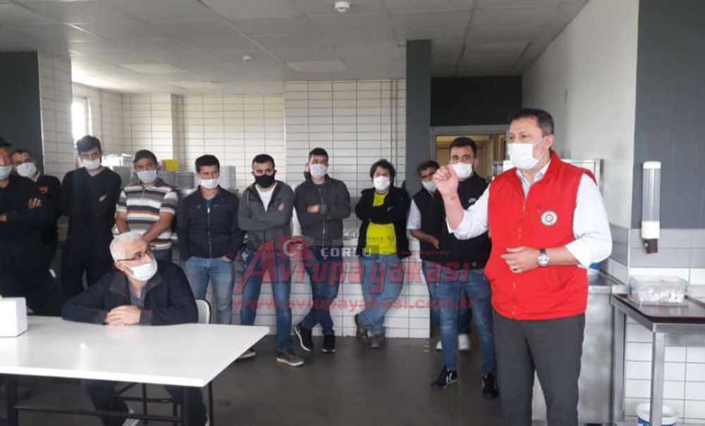 Sendika Başkanı Vatansever Üyeleriyle Bayramlaştı