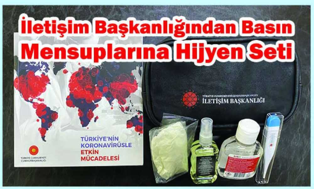 İletişim Başkanlığından Basın Mensuplarına Hijyen Seti