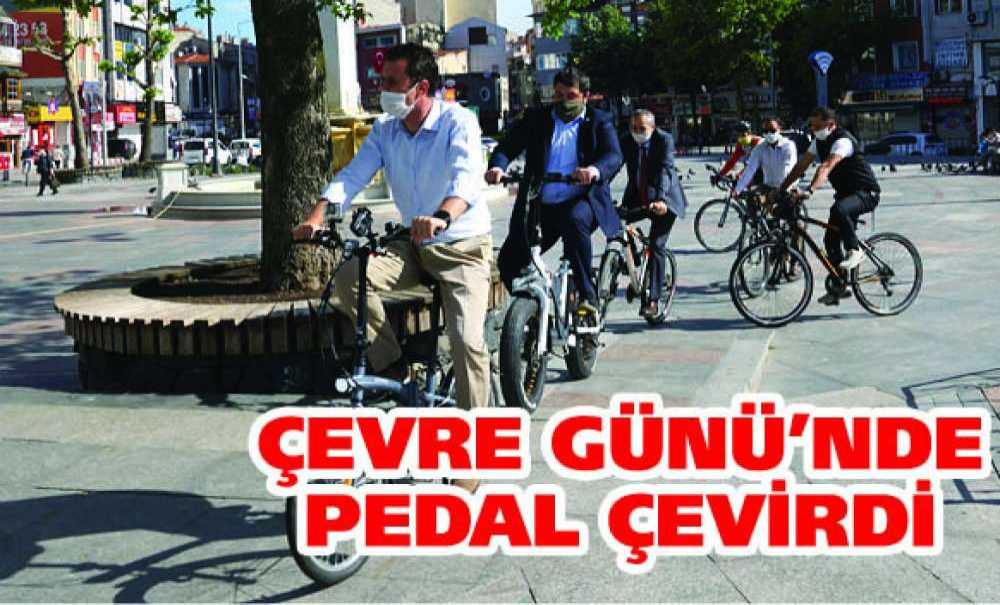 Çevre Günü'nde Pedal Çevirdi
