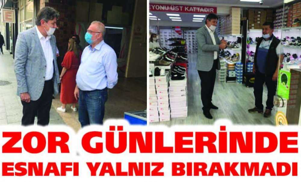 Zor Günlerinde Esnafı Yalnız Bırakmadı