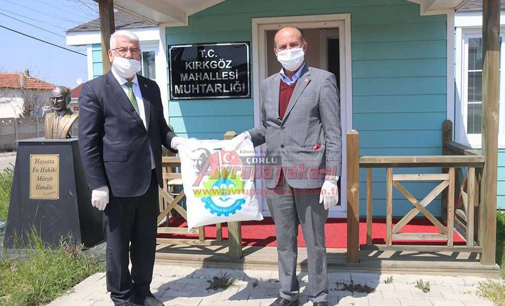 Ergene Belediyesi 300 Bin Maske Dağıttı