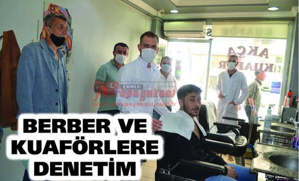 Berber Ve Kuaförlere Denetim