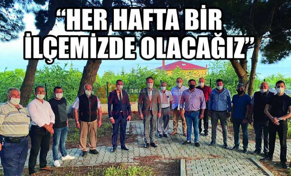 Ak Parti Tekirdağ İl Başkanı Mestan Özcan; “Her Hafta Bir İlçemizde Olacağız”