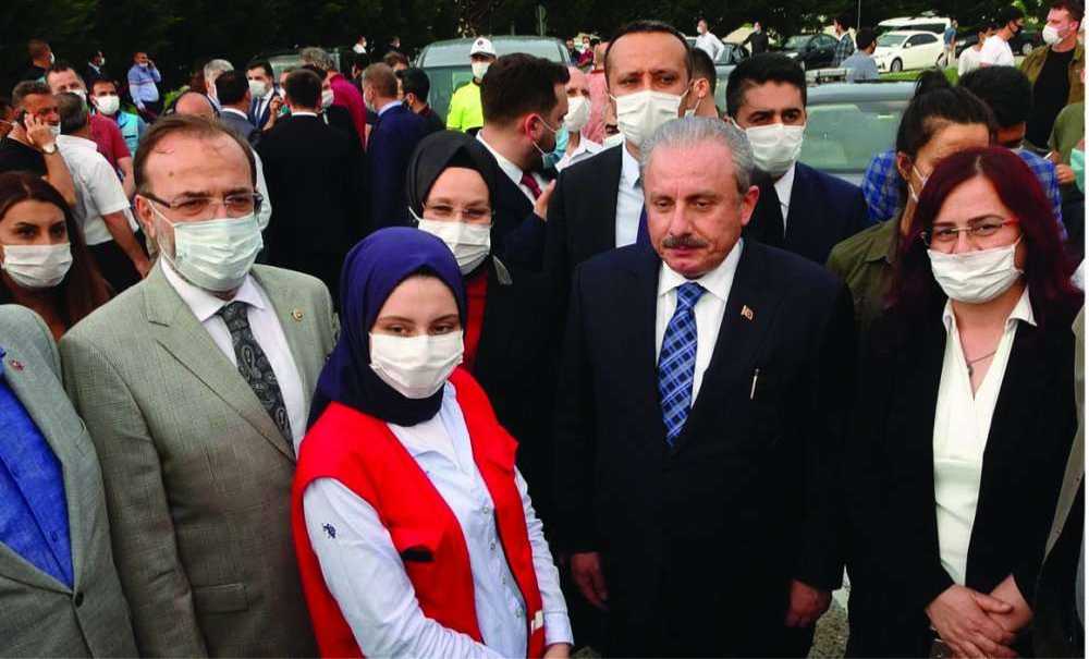 Tbmm Başkanı Mustafa Şentop, Çorlu'da Coşkuyla Karşılandı