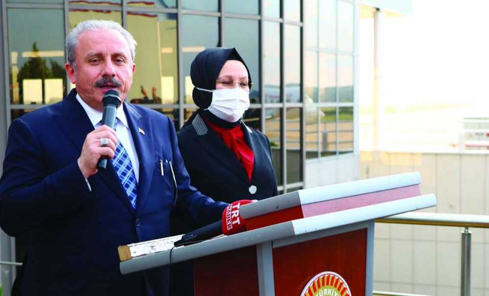 Tbmm Başkanı Mustafa Şentop, Çorlu'da Coşkuyla Karşılandı