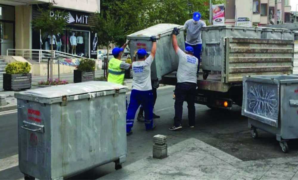 Çöp Konteynırları Yenilendi