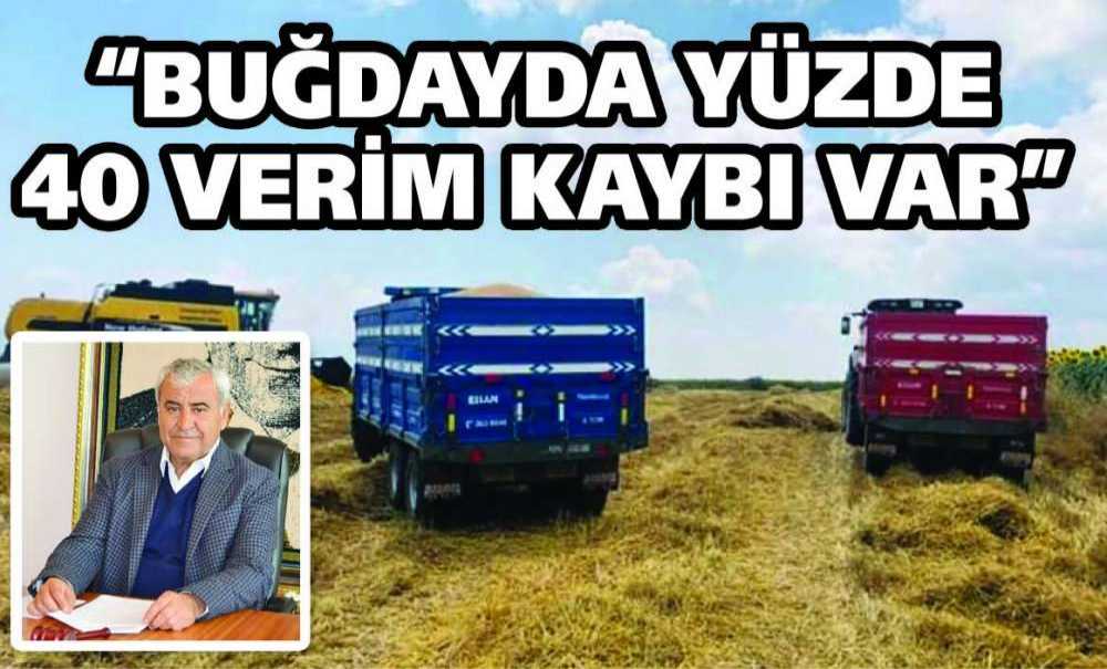 “Buğdayda Yüzde 40 Verim Kaybı Var”