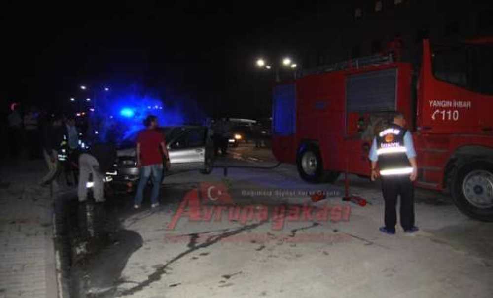 Park Halindeki Otomobil Yandı