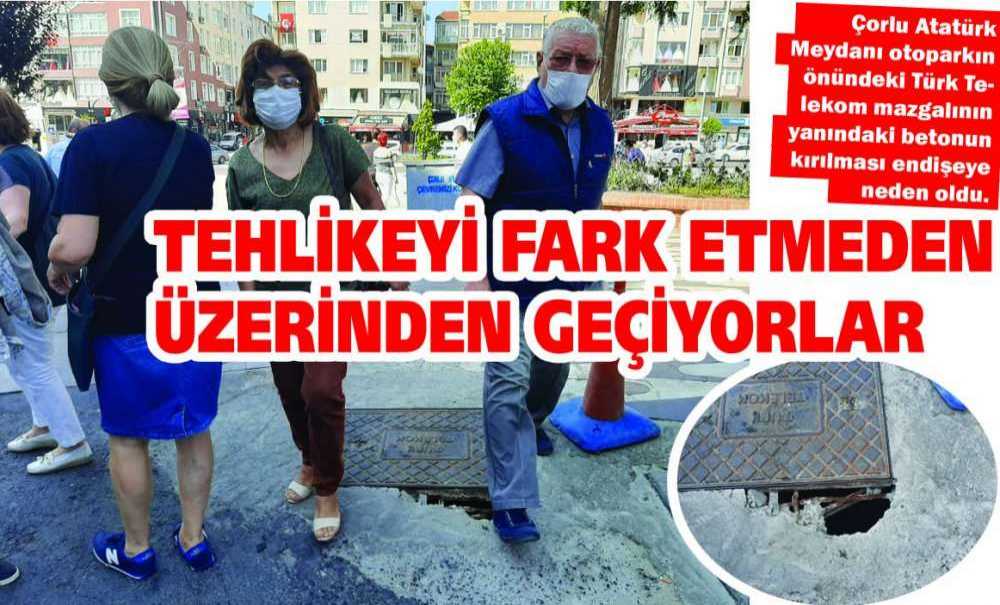 Tehlikeyi Fark Etmeden Üzerinden Geçiyorlar