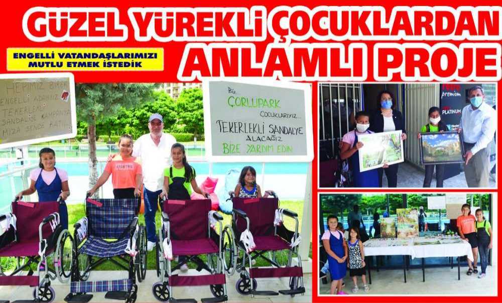 Güzel Yürekli Çocuklardan Anlamlı Proje