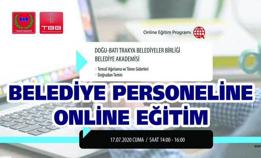 Belediye Personeline Online Eğitim