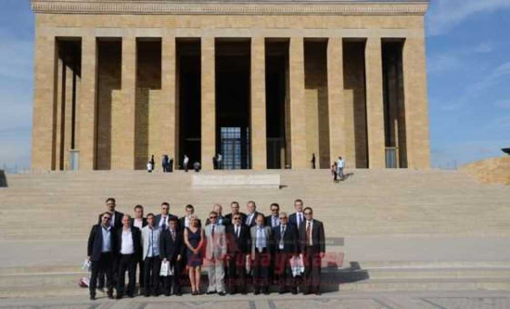 Çorlu Gazeteciler Derneği Ankara'ya Çıkarma Yaptı