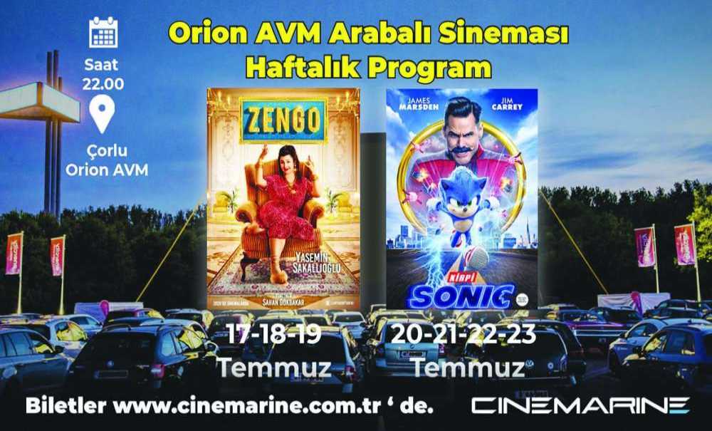 Orion'da Arabada Sinemanın Keyfi