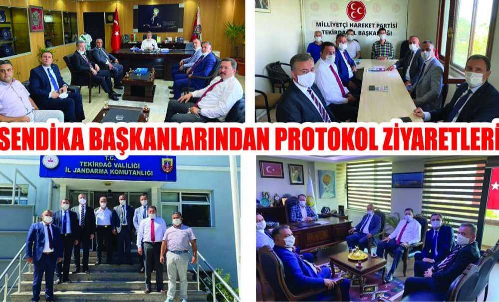 Sendika Başkanlarından Protokol Ziyaretleri