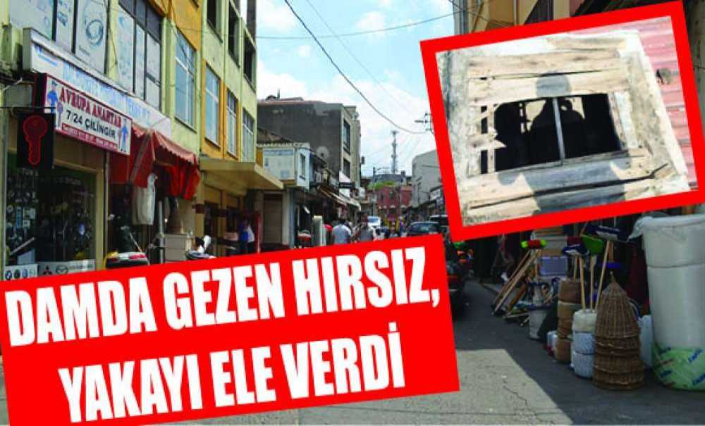 Damda Gezen Hırsız, Yakayı Ele Verdi