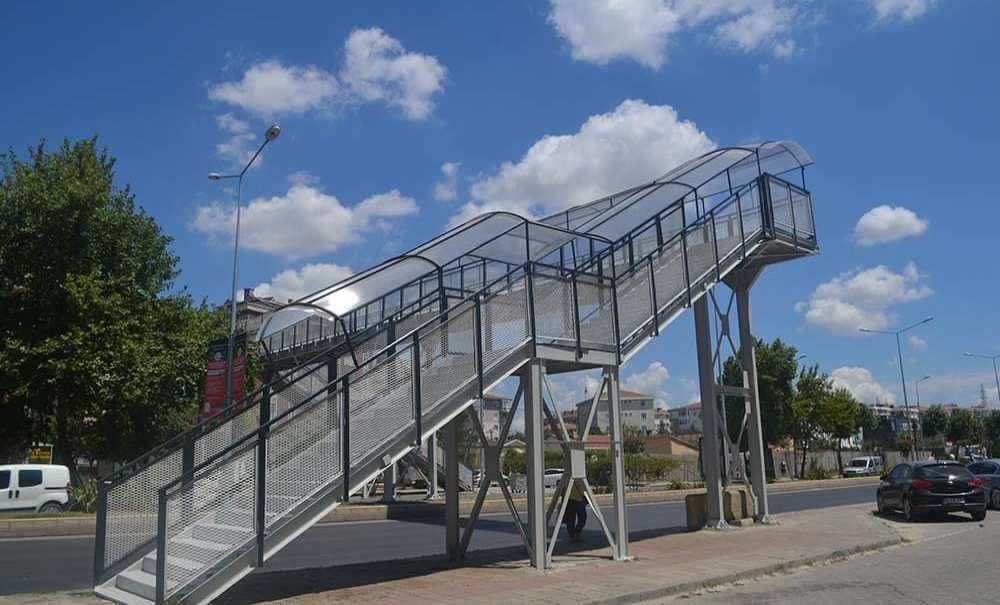 Üst Geçidin Yeni Hali Görenleri Şaşırttı