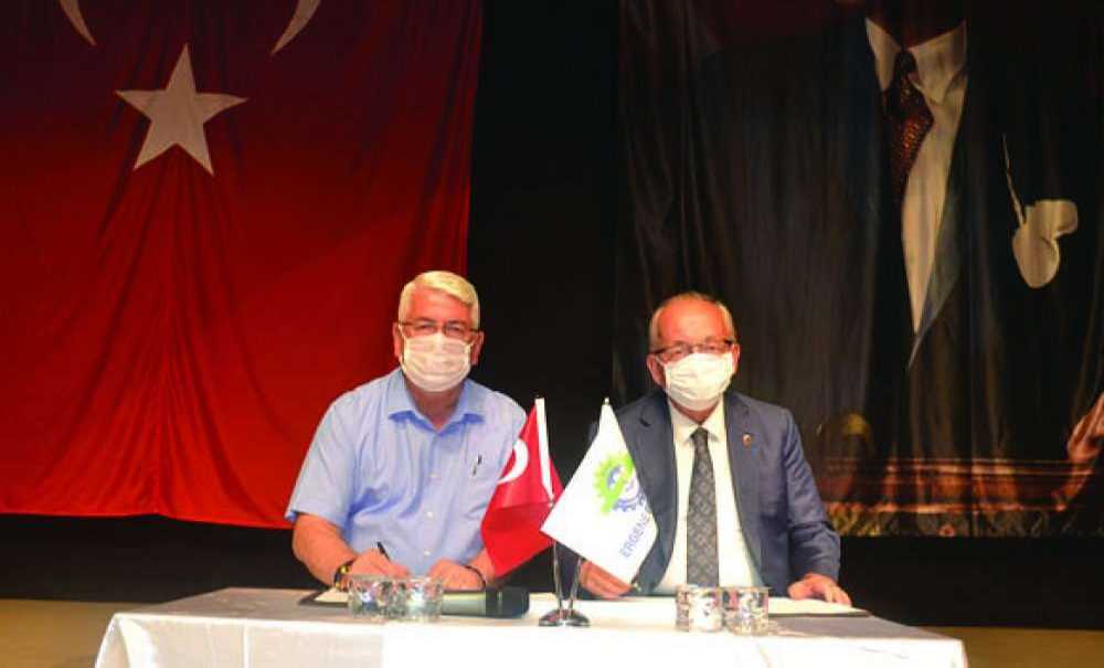 Ergene'de Devir Teslim Töreni Yapıldı