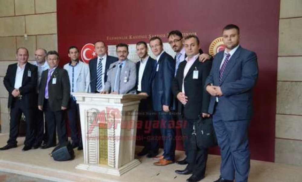 Çorlu Gazeteciler Derneği'nden Parlamento Muhabirleri Derneği'ne Ziyaret