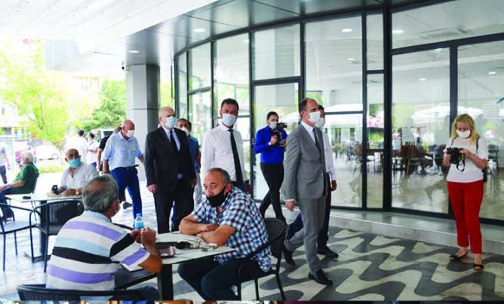 Çorlu'da Korona Virüs Denetimleri Yapıldı