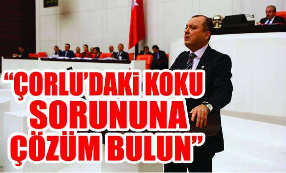 “Çorlu'daki Koku Sorununa Çözüm Bulun”