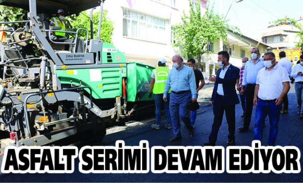 Asfalt Serimi Devam Ediyor