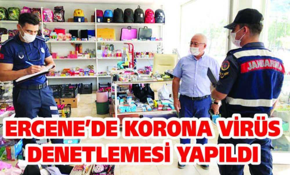 Ergene'de Korona Virüs Denetlemesi Yapıldı