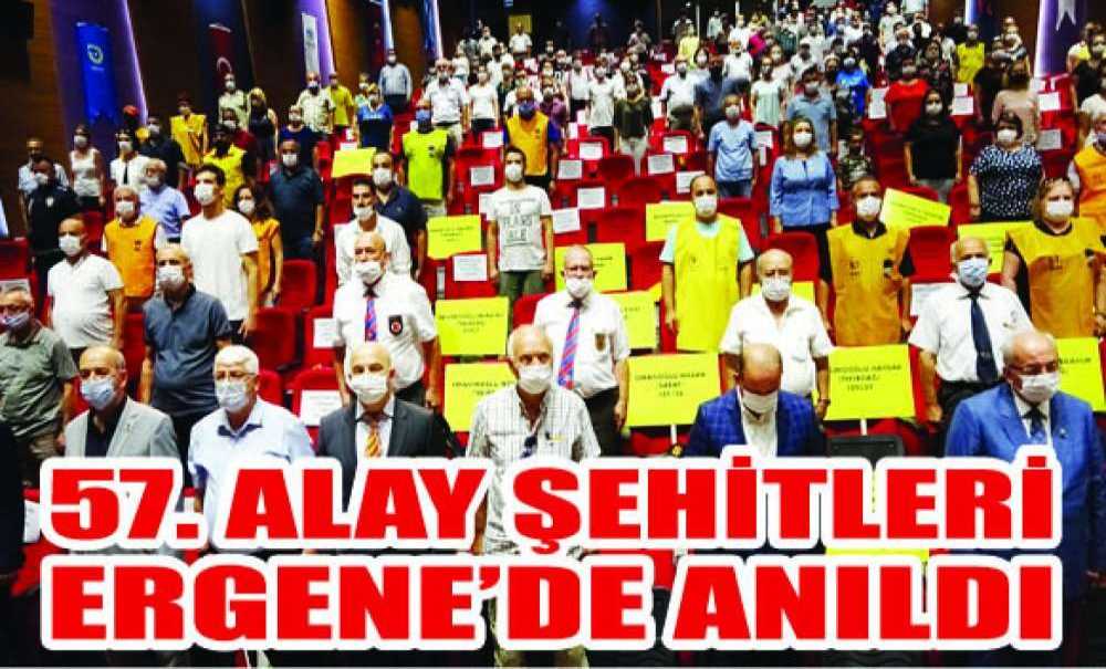 57. Alay Şehitleri Ergene'de Anıldı