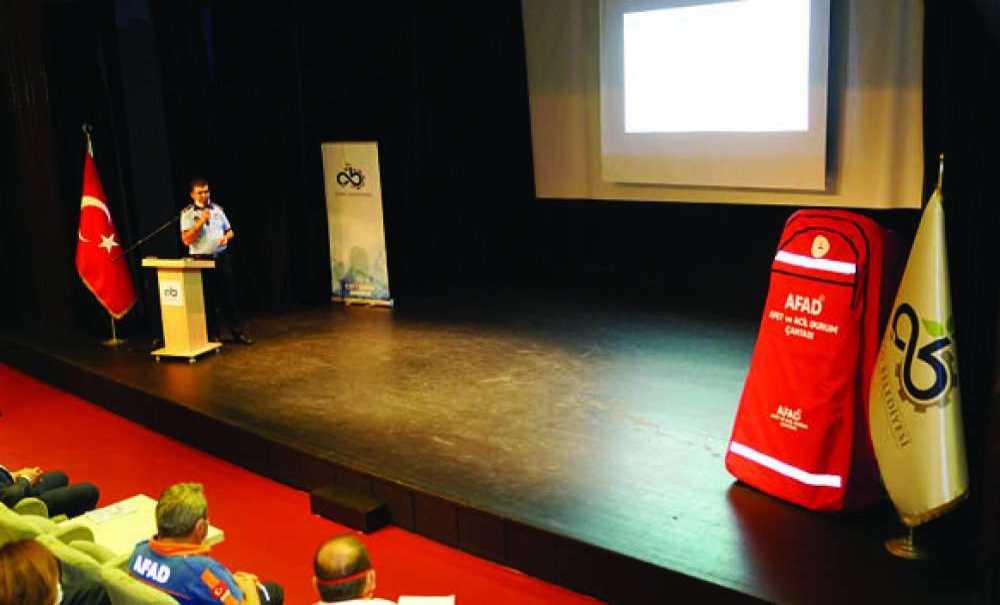 Çorlu Belediyesi'nden Afet Eğitimi