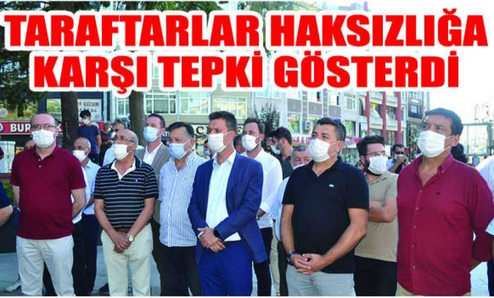 Taraftarlar Haksızlığa Karşı Tepki Gösterdi