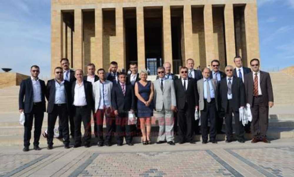 Çorlu Gazeteciler Derneği Atasının Huzurunda