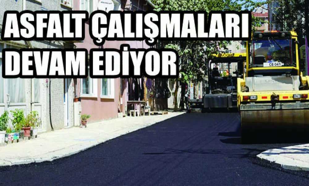 Asfalt Çalışmaları Devam Ediyor