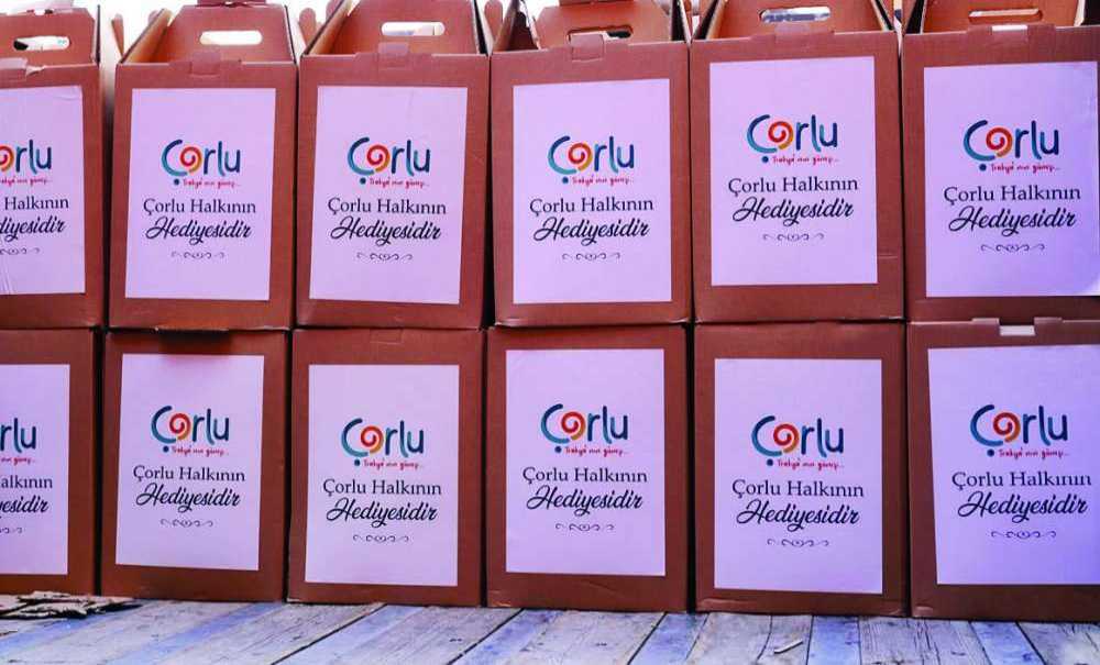 Çorlu Belediyesi'nden Giresun'a Destek