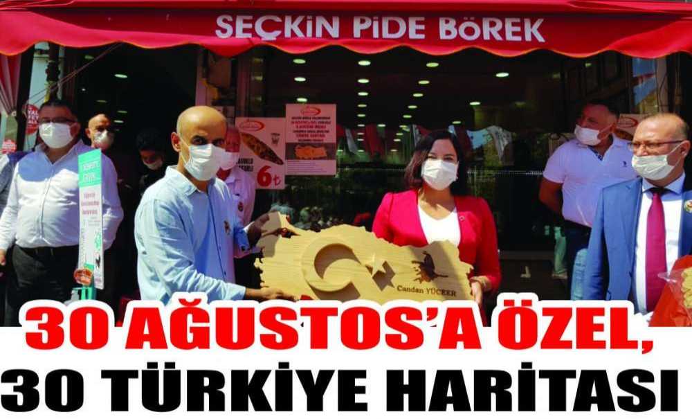 30 Ağustos'a Özel, 30 Türkiye Haritası